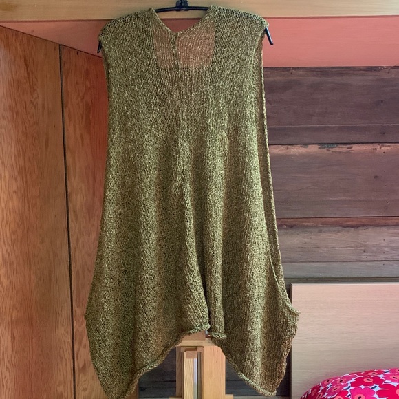 Amy Brill Olive Green Sweater Vest - Picture 2 of 5